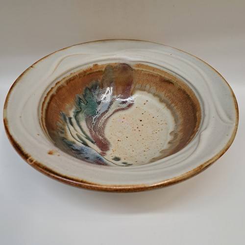 #260241 Bowl Sand, Brown, Splash 12x4 $32 at Hunter Wolff Gallery